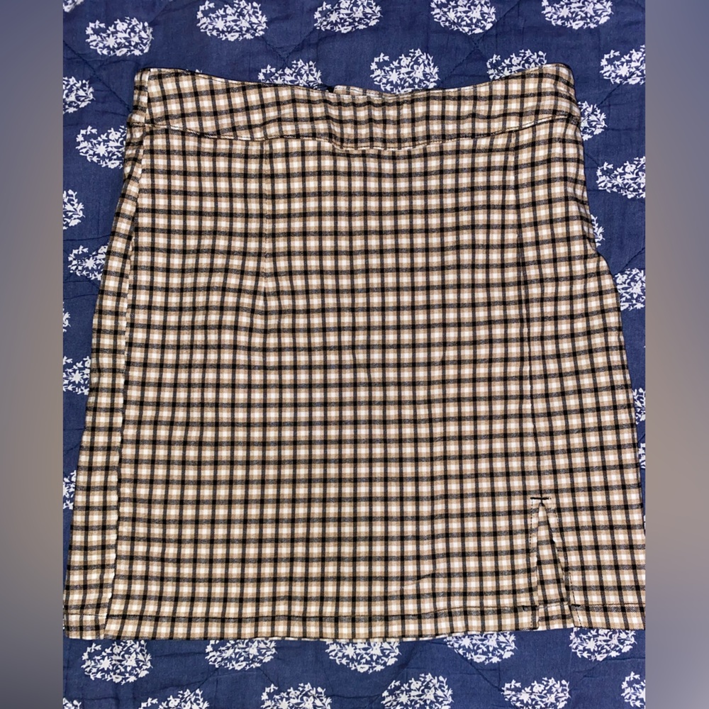 Plaid Mini Skirt
